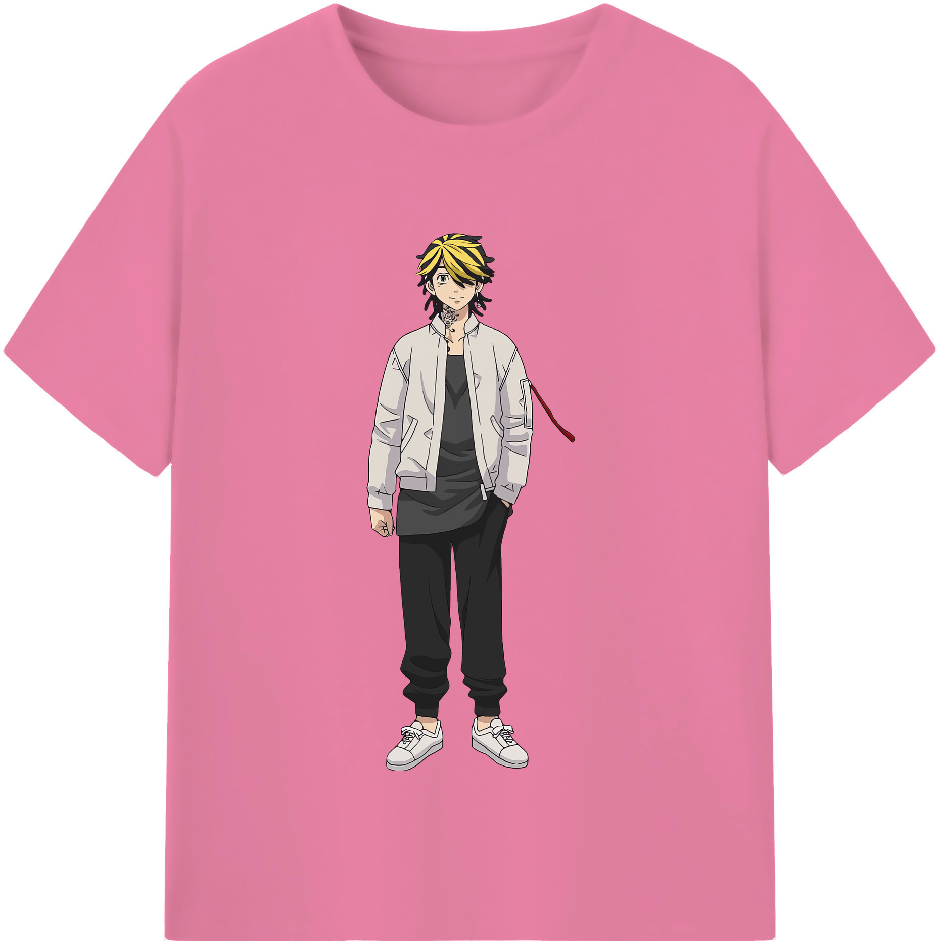 （画像用） 東京リベンジャーズ Tokyo Revengers 綿100％半袖Tシャツ（フロントプリント）